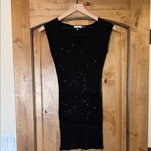 Calvin Klein Black Sleeveless Tunic Top